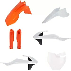 Acerbis フル交換用ボディキット - Orig Equip '17 オレンジ/ホワイト/ブラック 2980585569 Acerbis Full Replacement Body Kit - Orig Equip '17 Orange/White/Black 2980585569 【並行輸入品】