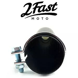 マットブラックショーティーフーリガンマフラースリップオンカスタムトライアンフ 2fm-80-84033x2 Matte Black Shorty Hooligan Muffler Slip-On Custom for Triumph 2fm-80-84033x2 【並行輸入品】