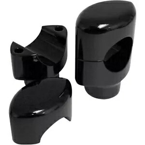 ドラッグ スペシャリティーズ ブラック 1-1/2 インチ ビッグ バッファロー ライザー 0602-0466 Drag Specialties Black 1-1/2\