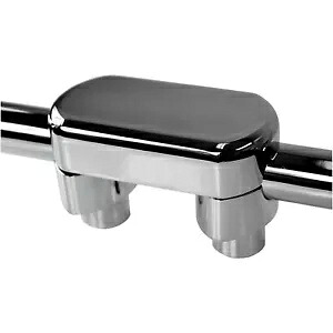 LA Choppers クローム 1-1/2 インチ ヘフティ ライザー トップ LA-7446-01 LA Choppers Chrome 1-1/2\