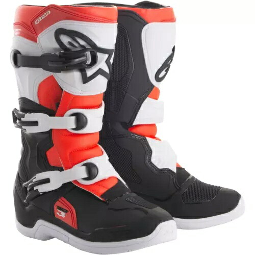 アルパインスターズ テック 3S ブーツ - ブラック/ホワイト/レッド - サイズ 6 2014018-1231-6 Alpinestars Tech 3S Boots - Black/White/Red - Size 6 2014018-1231-6 【並行輸入品】