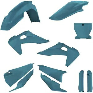ACERBIS フル交換ボディキット - ハスクバーナ用ティール/メタリック 2726557441 ACERBIS Full Replacement Body Kit - Teal/Metallic for Husqvarna 2726557441 【並行輸入品】