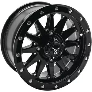 QUADBOSS ワゴン ホイール 15x7、4/137、5+2、ブラック/ミルド RT-GW106157137BMIB QUADBOSS Wagon Wheel 15x7, 4/137, 5+2, Black/Milled RT-GW106157137BMIB 【並行輸入品】 53,460円