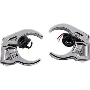 ジョーカー マシン ウインカー - 49 mm - アンバー - クローム 05-222-3 Joker Machine Turn Signal - 49 mm - Amber - Chrome 05-222-3 【並行輸入品】