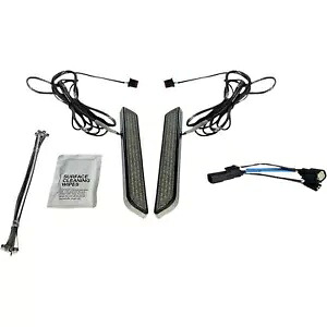 カスタム ダイナミクス LED フォーク ライト - スモーク - クローム CD-FORK-SS6-SC Custom Dynamics LED Fork Light - Smoke - Chrome CD-FORK-SS6-SC 【並行輸入品】