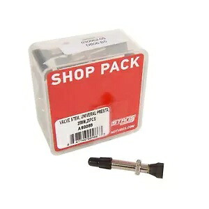 スタンスノーチューブ 仏式バルブ - 35mm 25個 バルク AS0088 Stans No Tubes Presta Valve - 35mm 25-Pieces Bulk AS0088 【並行輸入品】｜カスタムパーツ WORLD倉庫