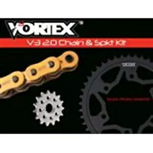 ボルテックス スプロケット/チェーンキット ゴールド CKG6233 Vortex Sprocket/Chain Kit Gold CKG6233 【並行輸入品】