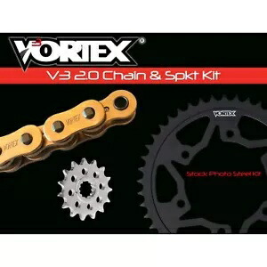ボルテックス スプロケット/チェーンキット ゴールド CKG6361 Vortex Sprocket/Chain Kit Gold CKG6361 【並行輸入品】