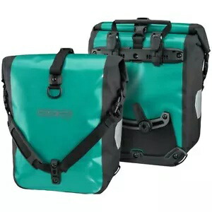 オルトリーブ スポーツローラー パニア - 29/リットル - ペア - ラグーン/ブラック F6104 Ortlieb Sport-Roller Pannier - 29/Liter - Pair - Lagoon/Black F6104画像