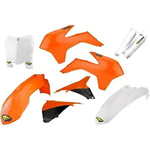 Cycra ボディキット - パワーフロー - オレンジ/ホワイト/ブラック 1CYC-9314-02 Cycra Body Kit - Powerflow - Orange/White/Black 1CYC-9314-02 【並行輸入品】