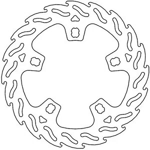モーターマスター ブレーキローター - フロント右 - Flame 110763-PU Motor Master Brake Rotor - Front Right - Flame 110763-PU 【並行輸入品】｜カスタムパーツ WORLD倉庫