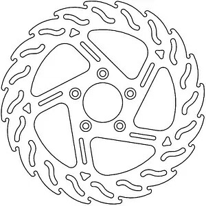 モーターマスター ブレーキローター - フロント右 - Flame 110745-PU Motor Master Brake Rotor - Front Right - Flame 110745-PU 【並行輸入品】｜カスタムパーツ WORLD倉庫
