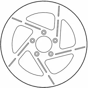 モーター マスター ブレーキ ローター - フロント右 - タルサ 110758-PU Motor Master Brake Rotor - Front Right - Tulsa 110758-PU 【並行輸入品】