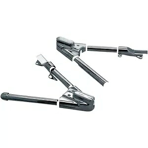 KURYAKYN スイングアーム カバー - クローム LED なし 8256 KURYAKYN Swingarm Cover - Chrome without LED 8256 【並行輸入品】