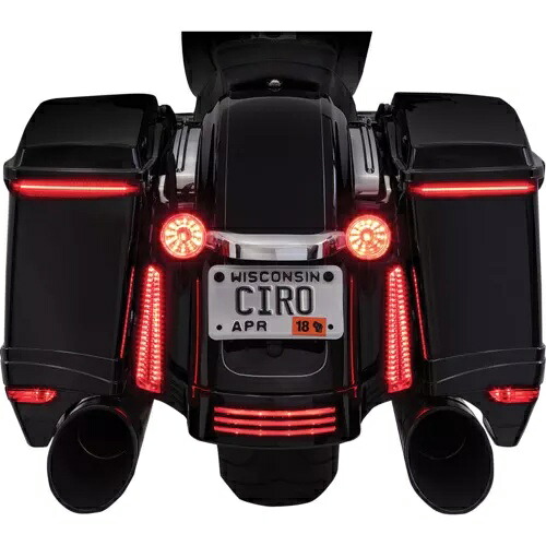Ciro バッグ ライト ブレード - レッド ターン シグナル 40039 Ciro Bag Light Blades - Red Turn Signals 40039 【並行輸入品】