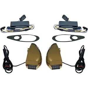 カスタム ダイナミクス ProBEAM ロード グライド ウインカー - ゴールド PB-RG-TS-15-G Custom Dynamics ProBEAM Road Glide Turn Signals - Gold PB-RG-TS-15-G 【並行輸入品】