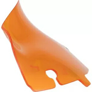 Klock Works Kolor Flare? スポーツ ウィンドシールド - 4 インチ - オレンジ - FLH KWW-01-0675 Klock Werks Kolor Flare? Sport Windshield - 4\