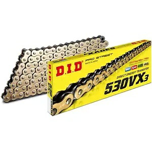 した。チェーン 530VX3 120 リンク ゴールド M530VX3G120ZB D.I.D. Chain 530VX3 120 Links Gold M530VX3G120ZB 【並行輸入品】