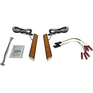 カスタム ダイナミクス LED フォーク ライト - アンバー - クローム CD-FORK-UNV-AC Custom Dynamics LED Fork Light - Amber - Chrome CD-FORK-UNV-AC 【並行輸入品】