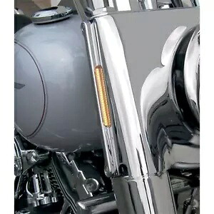 アロイアート LED フロントシグナルライト - FLSTC - クローム/クリア FDH-1 Alloy Art LED Front Signal Light - FLSTC - Chrome/Clear FDH-1 【並行輸入品】