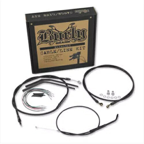 Burly ブランド Rebel B30-1307 用延長ケーブルおよびブレーキラインキット Burly Brand Extended Cable and Brake Line Kit for Rebel B30-1307 【並行輸入品】