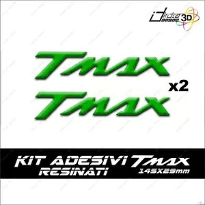 2 ステッカーオートバイ樹脂 3D プリント Tmax 互換ヤマハ T Max 500 グリーン 530 2 Stickers Motorcycle Resin 3D Print Tmax Compatible Yamaha T Max 500 Green 530 【並行輸入品】