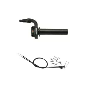 Domino KRE ブラック クイック アクション スロットル + ケーブル スズキ RMZ 250 04-09 Domino KRE Black Quick Action Throttle + cables Suzuki RMZ 250 04-09 【並行輸入品】