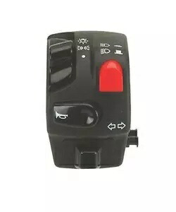 Domino 0060 インジケーター ホーン ライト スイッチ LEXMOTO バイクに適合 Domino 0060 Indicator Horn Light Switch to fit LEXMOTO Bikes 【並行輸入品】