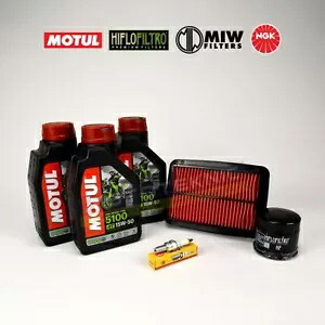 MOTUL NGK コンプリートサービスキット KTM SXC 625 2003-2007 に適合 Motul NGK Complete Service Kit to fit KTM SXC 625 2003-2007 【並行輸入品】