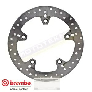 Brembo Serie Oro アップグレード リア ブレーキ ディスク、BMW R1200 HP2 Megamoto 07 に適合 Brembo Serie Oro Upgrade Rear Brake Disc to fit BMW R1200 HP2 Megamoto 07 【並行輸入品】