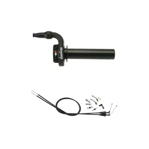 Domino KRE ブラック クイック アクション スロットル + ケーブル Husqavana FE / FC 4T 12-14 Domino KRE Black Quick Action Throttle + cables Husqavana FE / FC 4T 12-14 【並行輸入品】|カスタムパーツ WORLD倉庫