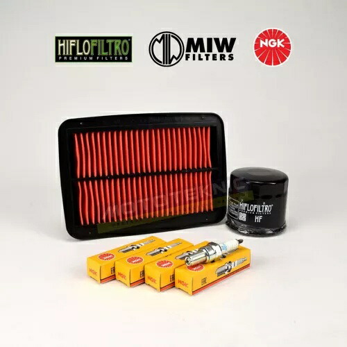 NGK Hiflo MIW サービスキット、ヤマハ YZF-R1 2015-2022 に適合 NGK Hiflo MIW Service Kit to fit Yamaha YZF-R1 2015-2022 【並行輸入品】