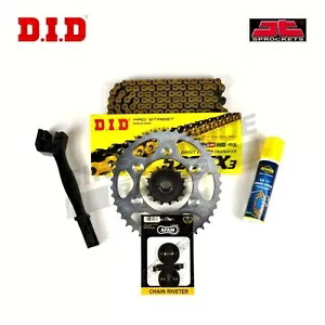 DID JT サイレント X チェーンとスプロケットキット ホンダ XR650V J-K アフリカツイン 88-89 用 DID JT Silent X Chain and Sprocket Kit for Honda XR650V J-K Africa twin 88-89 【並行輸入品】｜カスタムパーツ WORLD倉庫 49,500円
