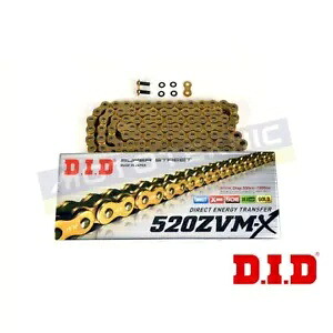 DID 520 ピッチ 120 リンク ZVMX チェーン ジョイントリンク付き DID 520 Pitch 120 Link ZVMX Chain with Joining Link 【並行輸入品】|カスタムパーツ WORLD倉庫