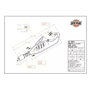コンプリート エキゾースト システム Leovence Steel Aprilia Sr Stealth 1998 - 2002 Complete Exhaust System Leovince Steel Aprilia Sr Stealth 1998 - 2002 【並行輸入品】 49,500円