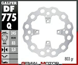 Galfer ブレーキ ディスク リア CUBIQ FIXED 245x5 mm DUCATI 1198 2010- Galfer brake discs rear CUBIQ FIXED 245x5 mm DUCATI 1198 2010- 【並行輸入品】