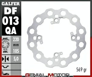 Galfer ブレーキ ディスク リア キュービック 固定 220x5 mm ホンダ パンテオン 125 2003- Galfer brake discs rear cubiq fixed 220x5 mm Honda Pantheon 125 2003- 【並行輸入品】