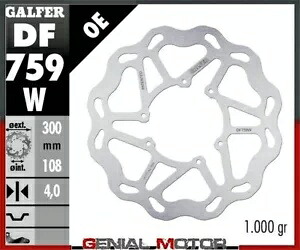 Galfer ブレーキディスク フロント ウェーブ 固定 300x4 mm Rieju MRT SM 50 TROPHY 2016- Galfer brake discs front wave fixed 300x4 mm Rieju MRT SM 50 TROPHY 2016- 【並行輸入品】