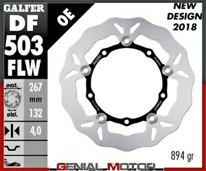 Galfer フロント ブレーキ ディスク ウェーブ フロート (スチール)267x4mm ヤマハ XP 530 T-MAX 2012-2013 Galfer Front Brake Disc WAVE FLOAT(STEEL)267x4mm YAMAHA XP 530 T-MAX 2012-2013 【並行輸入品】
