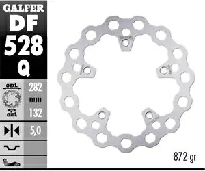 Galfer リアブレーキディスク固定 282x5mm ヤマハ XP 530 T-MAX ABS 2012 - 2014- Galfer rear brake disc fixed 282x5mm Yamaha XP 530 T-MAX ABS 2012 - 2014- 【並行輸入品】