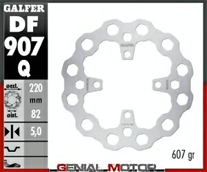 Galfer ブレーキ ディスク リア キュービック 固定 220x5 mm トライアンフ スラクストン 1200 RS 2020- Galfer brake discs rear cubiq fixed 220x5 mm triumph thruxton 1200 rs 2020- 【並行輸入品】