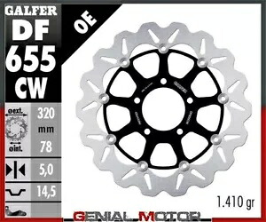 Galfer フロント ブレーキ ディスク ウェーブ フローティング コンプリート トライアンフ スピード トリプル 955 i 2002 Galfer Front Brake Disc WAVE FLOATING COMPLETE TRIUMPH SPEED TRIPLE 955 i 2002 【並行輸入品】|カスタムパーツ WORLD倉庫