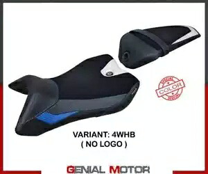 シートサドルカバー Nashik ホワイト - ブルー WHB T.I.ヤマハ R125 2016 - 2018 Seat saddle cover Nashik White - Blue WHB T.I. for Yamaha R125 2016 - 2018 【並行輸入品】｜カスタムパーツ WORLD倉庫