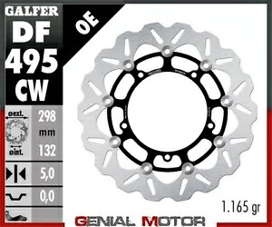 Galfer フロント ブレーキ ディスク ウェーブ フロート フル 298x5mm ヤマハ XJ 6 S ディバージョン ABS 2009 Galfer Front Brake Disc WAVE FLOAT FULL 298x5mm YAMAHA XJ 6 S DIVERSION ABS 2009 【並行輸入品】｜カスタムパーツ WORLD倉庫