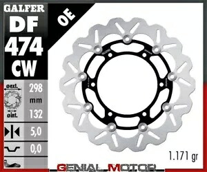 Galfer フロント ブレーキ ディスク ウェーブ フローティング フル(ALU)298x5mm ヤマハ TDM 900 2002-2004 Galfer Front Brake Disc WAVE FLOATING FULL(ALU)298x5mm YAMAHA TDM 900 2002-2004 【並行輸入品】｜カスタムパーツ WORLD倉庫