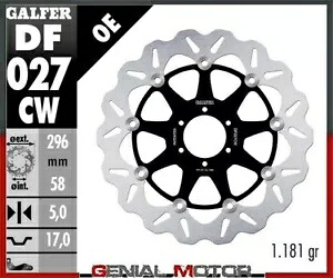 Galfer フロント ブレーキ ディスク ウェーブ フロート フル 296x5mm ホンダ CB400 スーパー フォア 2005-2013 Galfer Front Brake Disc WAVE FLOAT FULL 296x5mm HONDA CB400 SUPER FOUR 2005-2013 【並行輸入品】｜カスタムパーツ WORLD倉庫