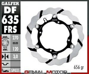 Galfer ブレーキディスク フロント WAV OVERSIZE GROOVED 270 BETA 498 RR 4T 2012-2012- Galfer brake discs front WAV OVERSIZE GROOVED 270 BETA 498 RR 4T 2012-2012- 【並行輸入品】