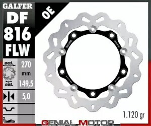 Galfer ブレーキ ディスク フロント ウェーブ フローティング (C. スチール) 270 x 5 mm BMW C 600 SPT 2012- Galfer brake discs front wave floating (C. steel) 270 x 5 mm BMW C 600 SPT 2012- 【並行輸入品】