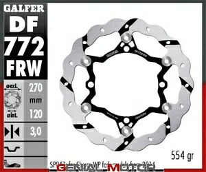 Galfer ブレーキディスク フロント WAVE FLOAT GROOVED 270x3SHERCO 250FORK SACHS14-15- Galfer brake discs front WAVE FLOAT GROOVED 270x3SHERCO 250FORK SACHS14-15- 【並行輸入品】