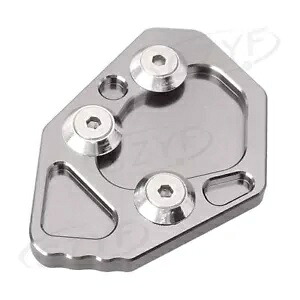 ビッグサイドスタンドキックスタンドプレートパッド BMW K1200S/R 05-08 K1300S/R 2009-14 グレー Big Side Stand Kickstand Plate Pad For BMW K1200S/R 05-08 K1300S/R 2009-14 Grey 【並行輸入品】